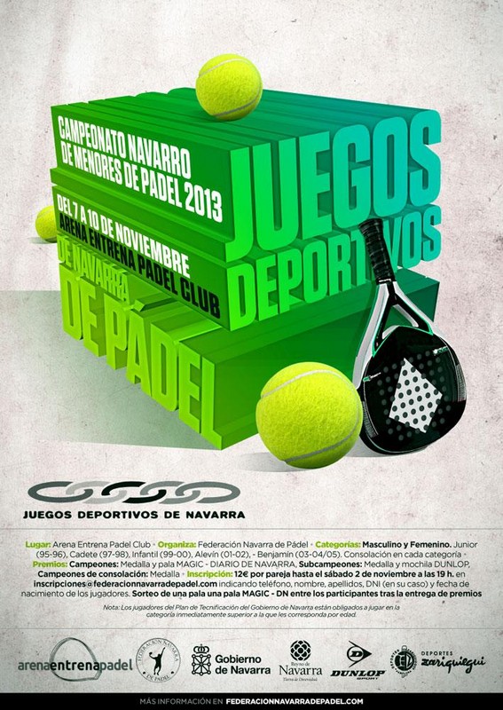 Juegos Deportivos de Navarra de Menores de P&aacute;del 2013